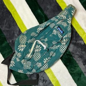 Kavu Green Pineapple Sling Bag